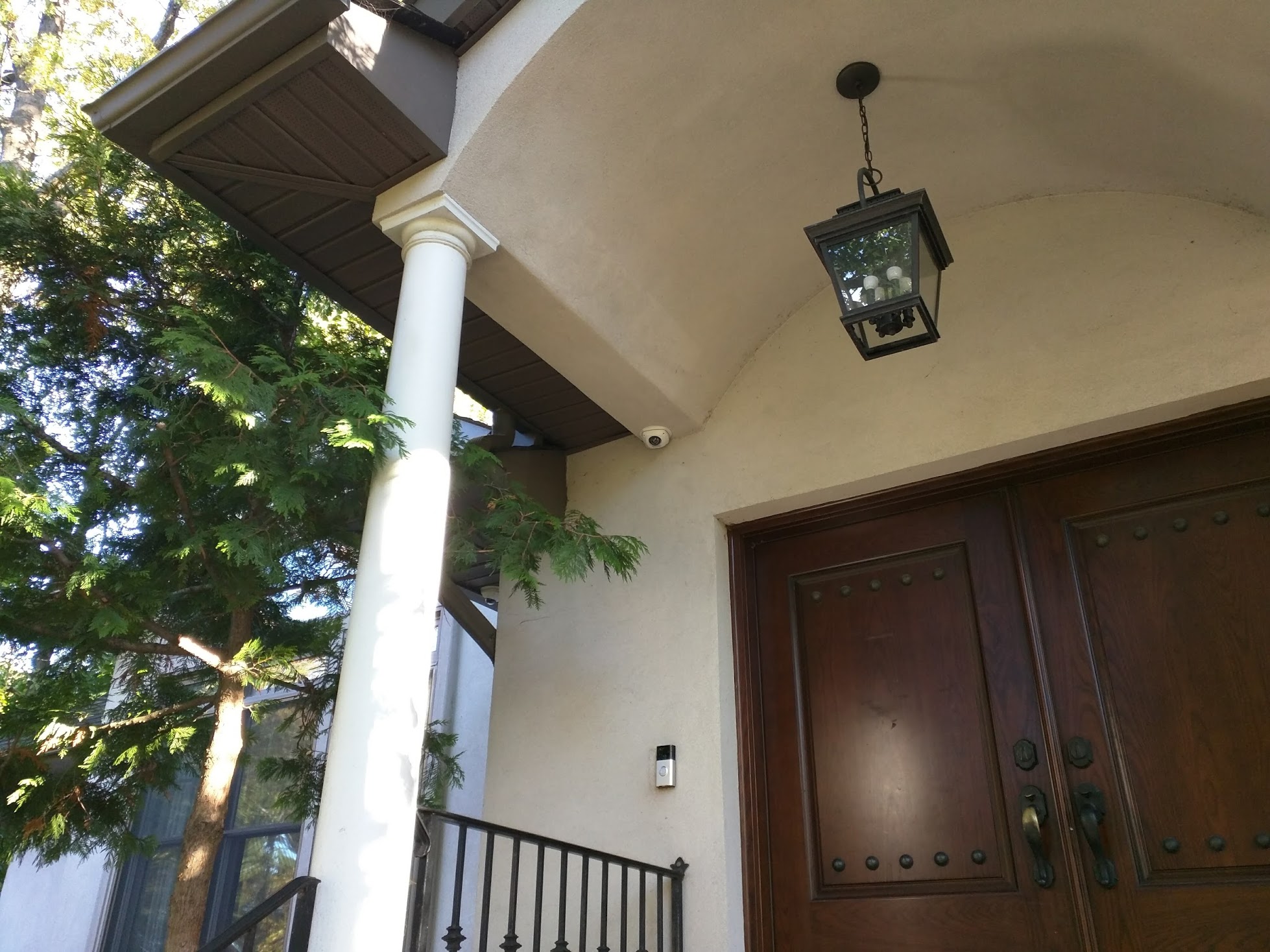 Front Door Camera Installation 2 - IT Electrician Project Photo