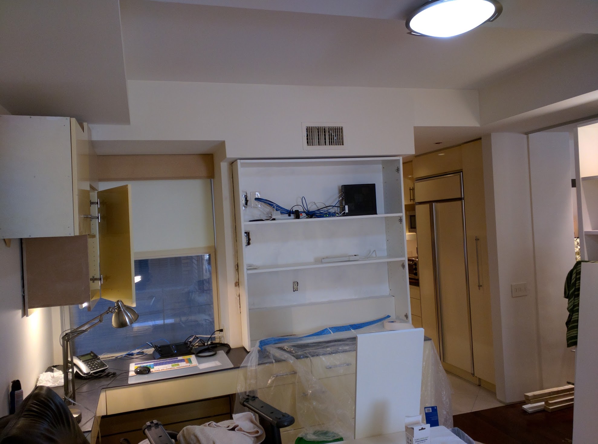 Office Desk Cabinet Wiring 2 - IT Electrician Project Photo