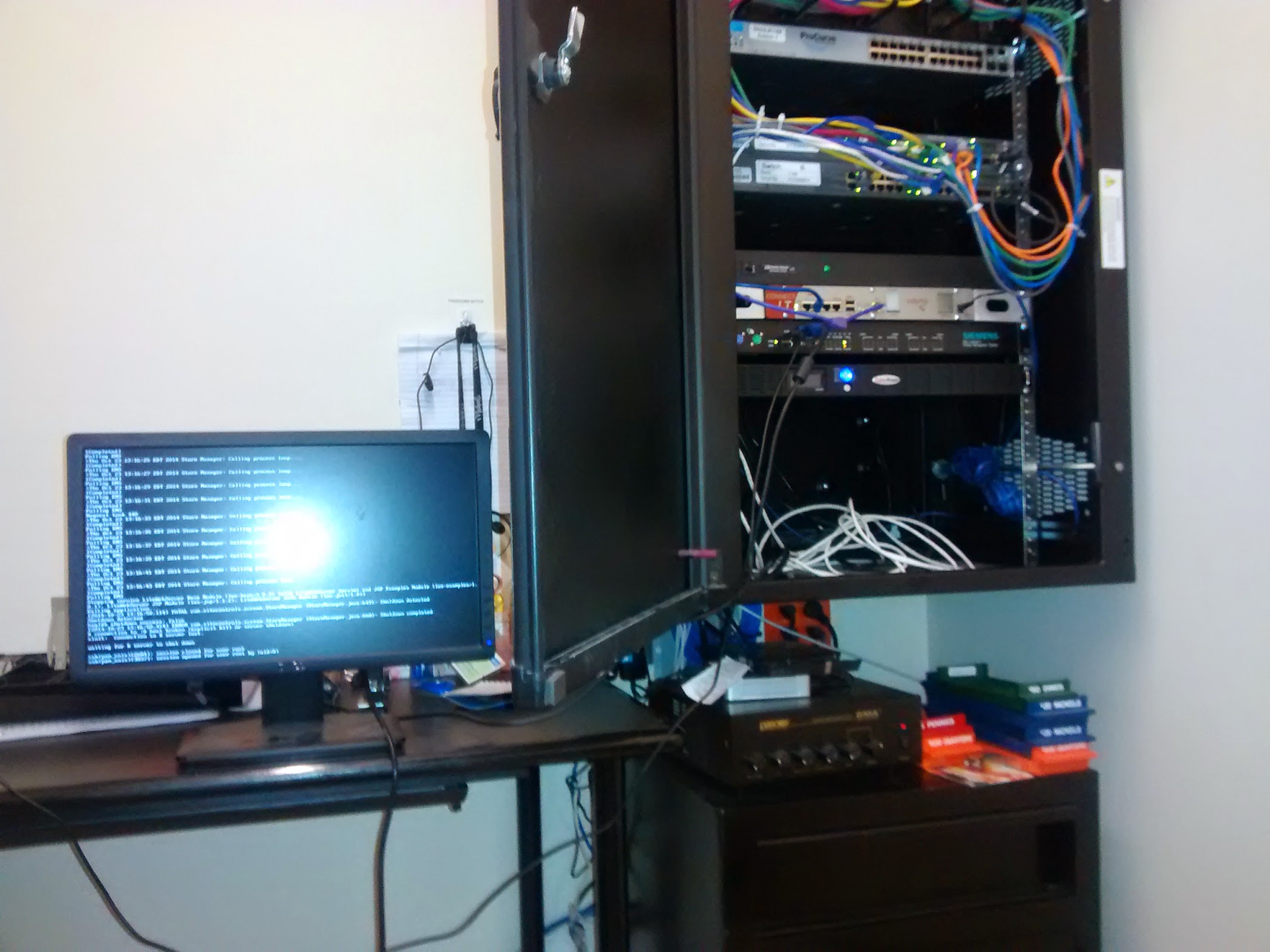 Server Rack Setup - IT Electrician Project Photo