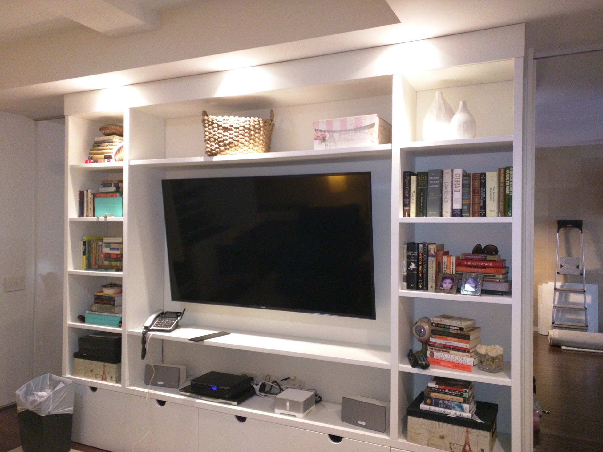 TV Media Center Installation Complete - IT Electrician Project Photo