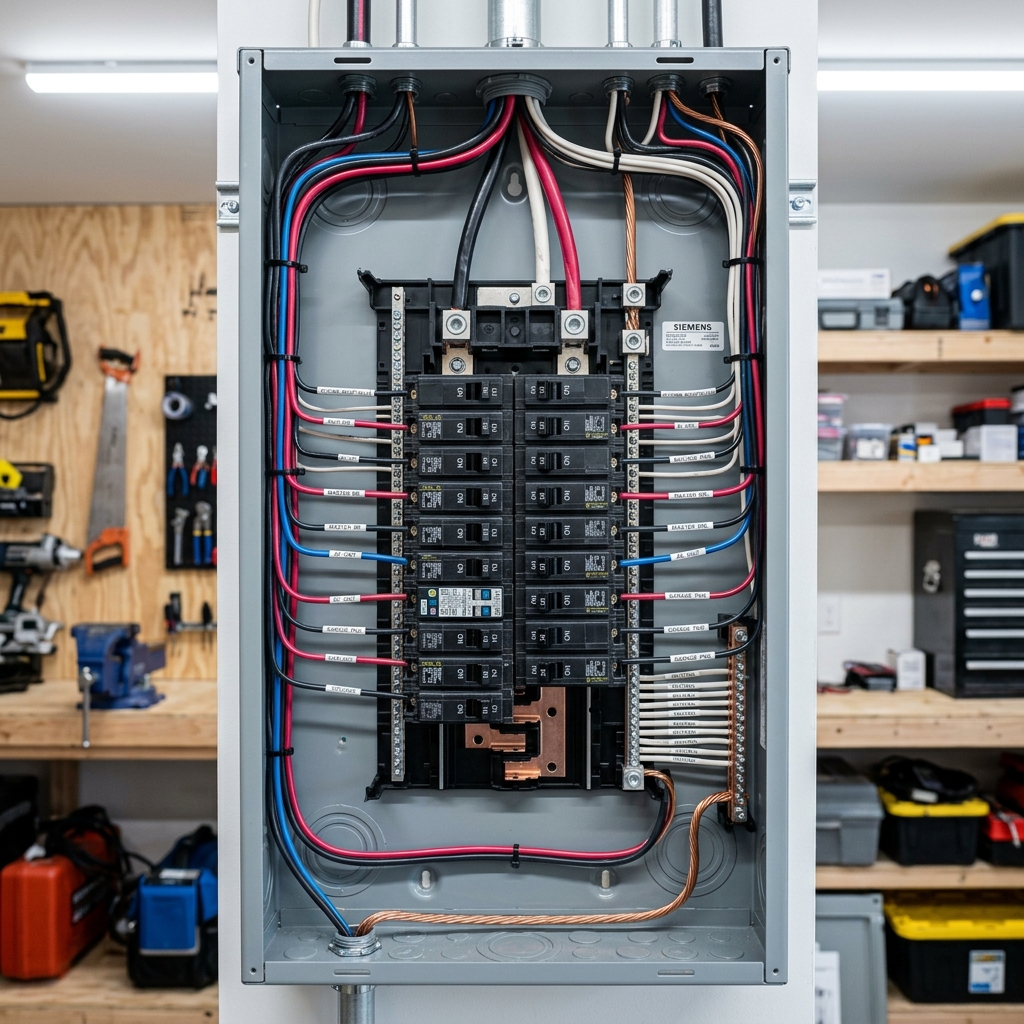 Electrical Panel Upgrade - IT Electrician Project Photo